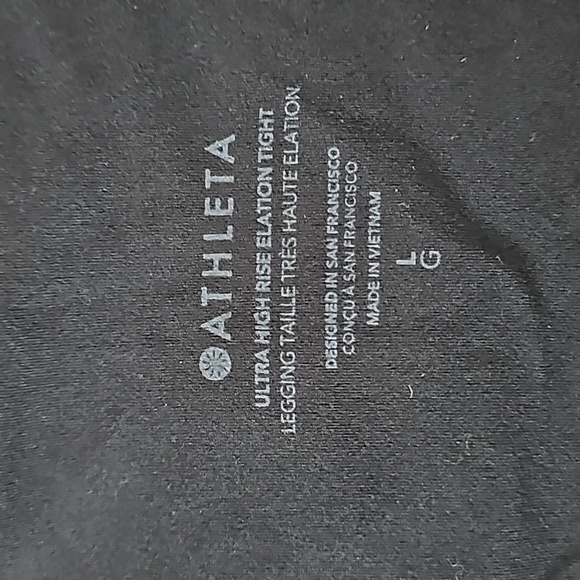 Athleta Black Ultra High Rise Elation Leggings - Picture 2 of 3